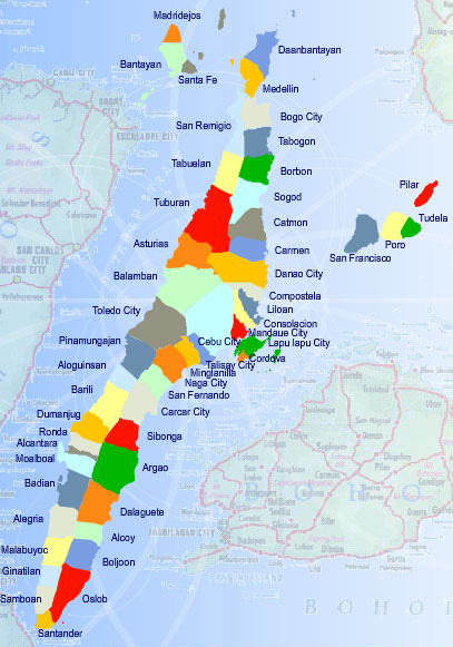 cebu-province-map